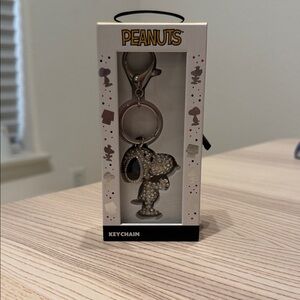 Peanuts Sparkling Silver Keychain